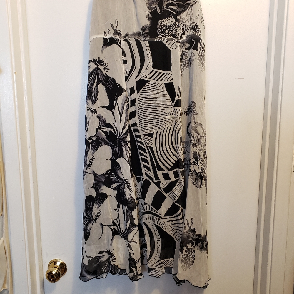 💓Chico's 100% silk skirt, fully lined (clearance)